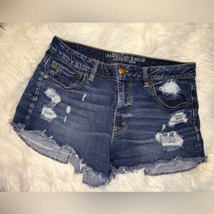 American Eagle Distressed Denim Shorts
